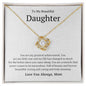 To My Beautiful Daughter Gift From Mom - You are my greatest achievement 18K Yellow Gold Finish / Two-Toned Box Jewelry Giftinum