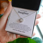 To My Beautiful Daughter Gift From Mom - You are my greatest achievement 14K White Gold Finish / Two-Toned Box Jewelry Giftinum