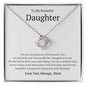 To My Beautiful Daughter Gift From Mom - You are my greatest achievement 14K White Gold Finish / Two-Toned Box Jewelry Giftinum