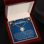To My Beautiful Daughter Love Knot Necklace- Know that you are eternally 14K White Gold Finish / Standard Box Jewelry Giftinum