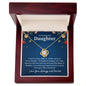 To My Beautiful Daughter Love Knot Necklace - I could not have 18K Yellow Gold Finish / Luxury Box Jewelry Giftinum