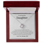 To My Beautiful Daughter gift from Dad - You are my greatest achievment 14K White Gold Finish / Luxury Box w/LED Jewelry Giftinum