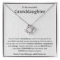 To My Beautiful Granddaughter - You are such a beautiful girl 14K White Gold Finish / Two-Toned Box Jewelry Giftinum