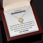 To My Beautiful Granddaughter Love Knot Necklace - You are my life 18K Yellow Gold Finish / Luxury Box Jewelry Giftinum