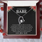 To My Bootylicious Babe - You are my happily ever after 14k White Gold Finish / Luxury Box Jewelry Giftinum