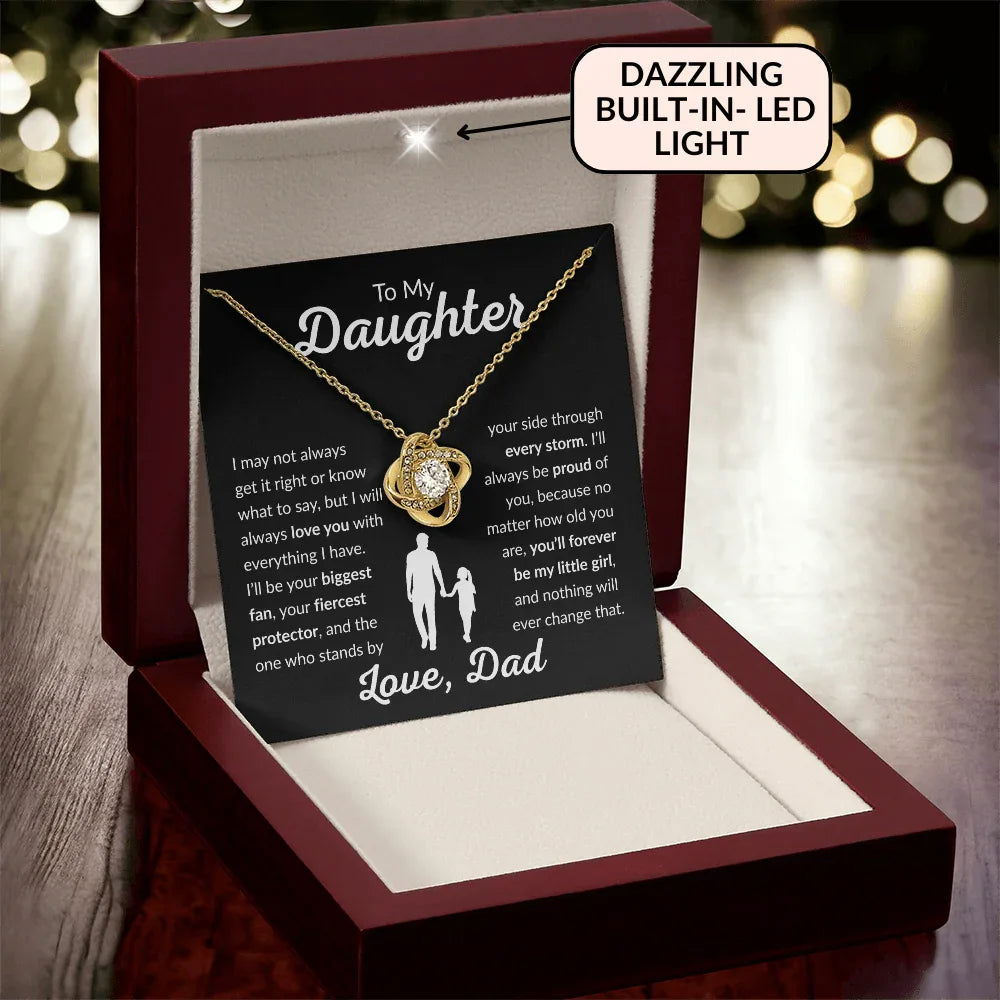 To My Daughter Gift From Dad - Forever My Little Girl - Giftinum