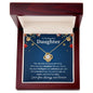 To My Daughter Love Knot Necklace- The ultimate Christmas gift 18K Yellow Gold Finish / Luxury Box Jewelry Giftinum