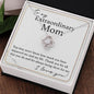 To My Extraordinary Mom Love knot 14K White Gold Finish / Two-Toned Box Jewelry Giftinum