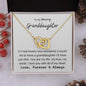 To My Granddaughter - If I had known - Necklace Polished Stainless Steel & Rose Gold Finish / Two-Toned Box Jewelry Giftinum