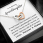 To My Granddaughter - If I had known - Necklace Polished Stainless Steel & Rose Gold Finish / Two-Toned Box Jewelry Giftinum