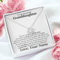 To My Granddaughter from Nana Necklace Love Knot Necklace - You are my greatest blessing 14K White Gold Finish / Two-Toned Jewelry Giftinum