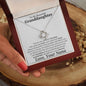 To My Granddaughter from Nana Necklace Love Knot Necklace - You are my greatest blessing 14K White Gold Finish / Two-Toned Jewelry Giftinum
