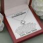 To My Granddaughter from Nana Necklace Love Knot Necklace - You are my greatest blessing 14K White Gold Finish / Luxury Box w/LED Jewelry Giftinum