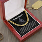 To My Knight Cuban Link Chain Necklace Stainless Steel / Standard Box Jewelry Giftinum
