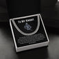 To My Knight Cuban Link Chain Necklace Stainless Steel / Standard Box Jewelry Giftinum