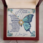 To My Mom - A Strong Woman Love knot 18K Yellow Gold Finish / Luxury Box Jewelry Giftinum