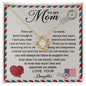 To My Mom - How Much I Love You Love knot 18K Yellow Gold Finish / Standard Box Jewelry Giftinum