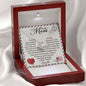 To My Mom - How Much I Love You Love knot 14K White Gold Finish / Standard Box Jewelry Giftinum