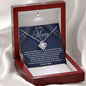 To My Mom - I Want To Thank You For All Love knot 14K White Gold Finish / Standard Box Jewelry Giftinum