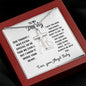 To my daddy from angel baby Two Tone Box Jewelry Giftinum