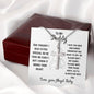 To my daddy from angel baby Two Tone Box Jewelry Giftinum