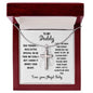 To my daddy from angel baby Two Tone Box Jewelry Giftinum