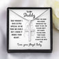 To my daddy from angel baby Two Tone Box Jewelry Giftinum