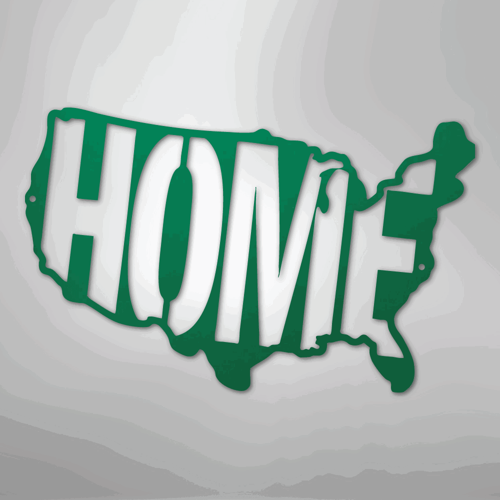 USA Home - Steel Sign - Giftinum