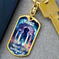 Virgo Keychain Dog Tag with Swivel Keychain (Steel) / No Jewelry Giftinum