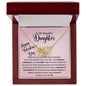 Watching you grow and thrive Valentines Daughter Necklace 18K Yellow Gold Finish / Luxury Box Jewelry Giftinum