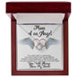 You were with us yesterday - Mama of an Angel Necklace 14K White Gold Finish / Luxury Box w/LED Jewelry Giftinum