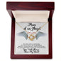 You were with us yesterday - Mama of an Angel Necklace 18K Yellow Gold Finish / Luxury Box w/LED Jewelry Giftinum