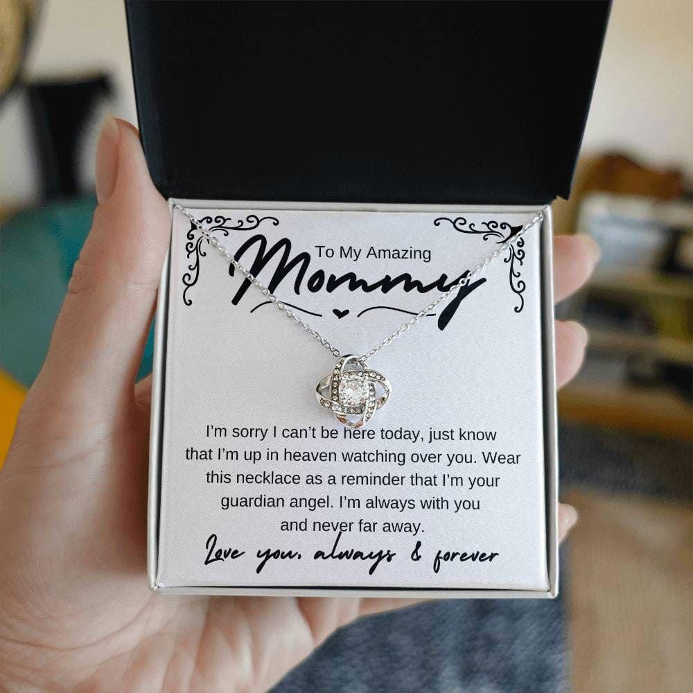 Amazing Mom - from your guardian angel 14K White Gold Finish / Luxury Box Jewelry Giftinum