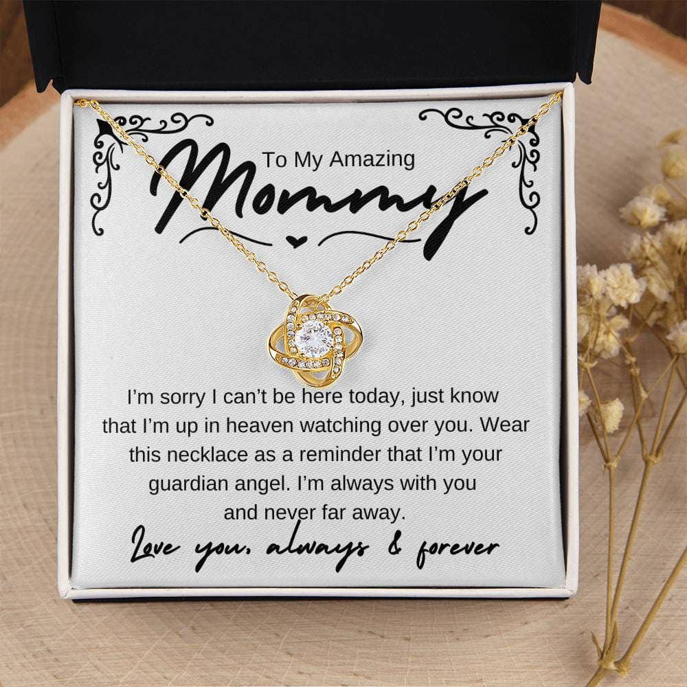 Amazing Mom - from your guardian angel 18K Yellow Gold Finish / Standard Box Jewelry Giftinum