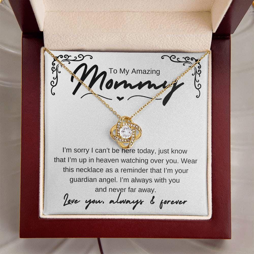Amazing Mom - from your guardian angel 18K Yellow Gold Finish / Luxury Box Jewelry Giftinum