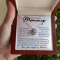 Amazing Mommy - Message from Angel Baby 14K White Gold Finish / Luxury Box w/LED Jewelry Giftinum
