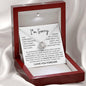 Apology Gift For Her Necklace - I regret my actions 14K White Gold Finish / Luxury Box Jewelry Giftinum