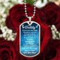 You Are My Daddy From Baby Angel Dog Tag Necklace Military Chain (Silver) / No Jewelry Giftinum