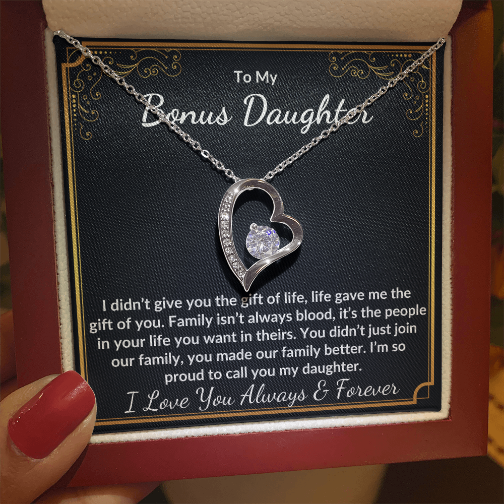 To My Bonus Daughter Necklace | The Gift of You