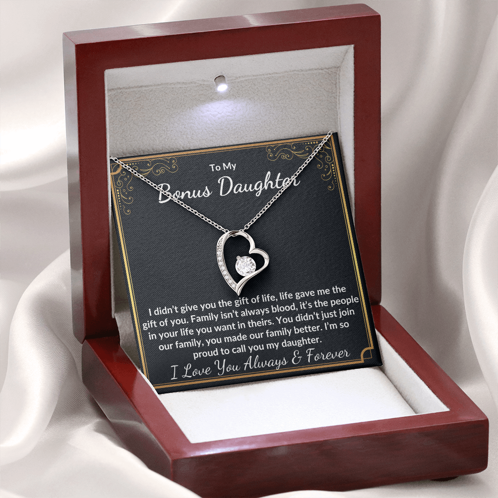 To My Bonus Daughter Necklace | The Gift of You
