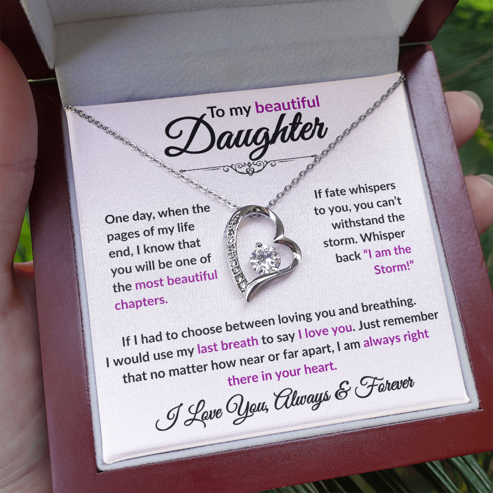 To My Beautiful Daughter - "I am the Storm"