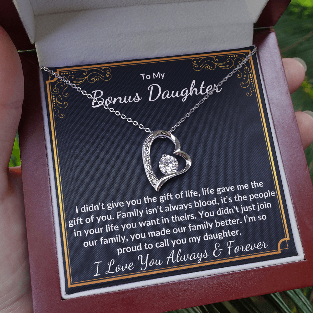 To My Bonus Daughter Necklace | The Gift of You