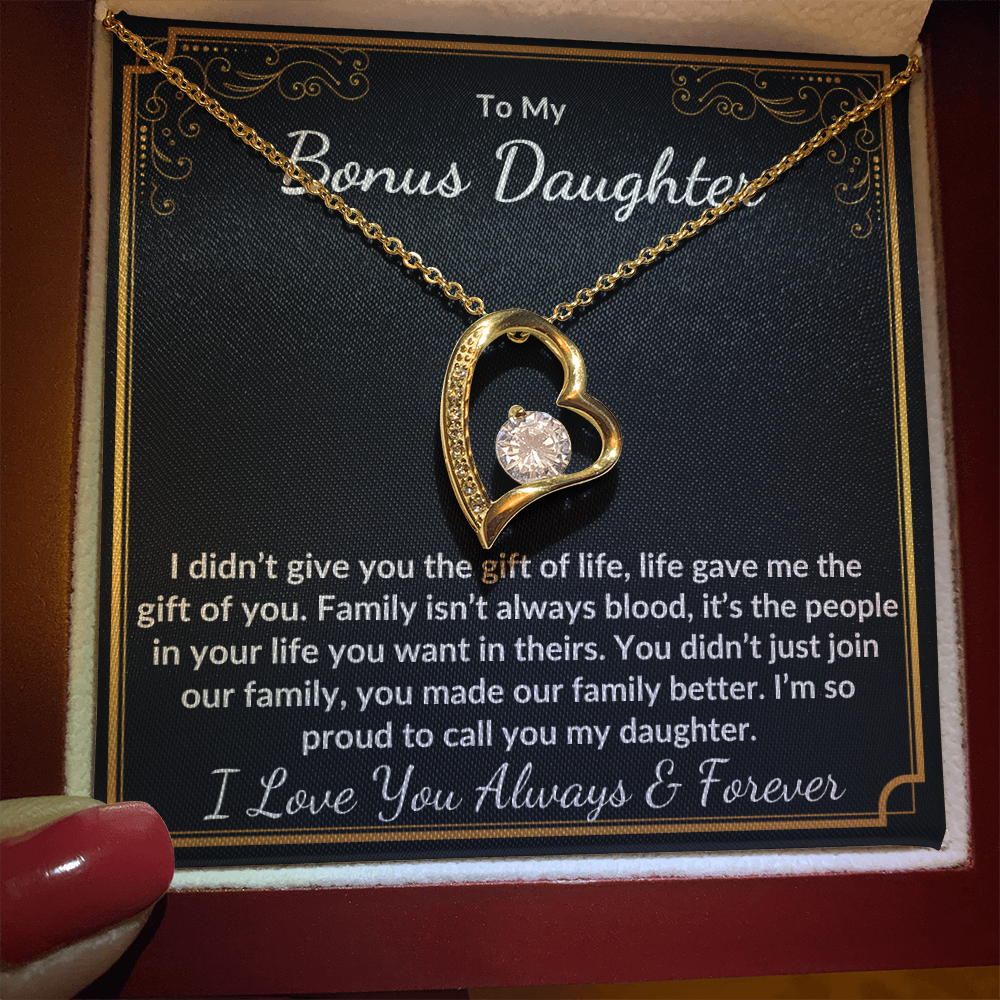 To My Bonus Daughter Necklace | The Gift of You