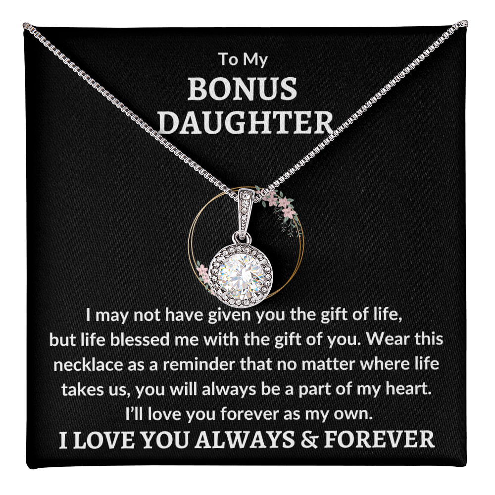 Bonus Daughter Eternal Hope Necklace - Love You As My Own
