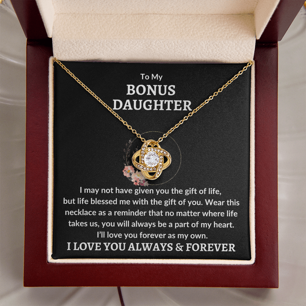 Bonus Daughter Necklace - "Love You As My Own"