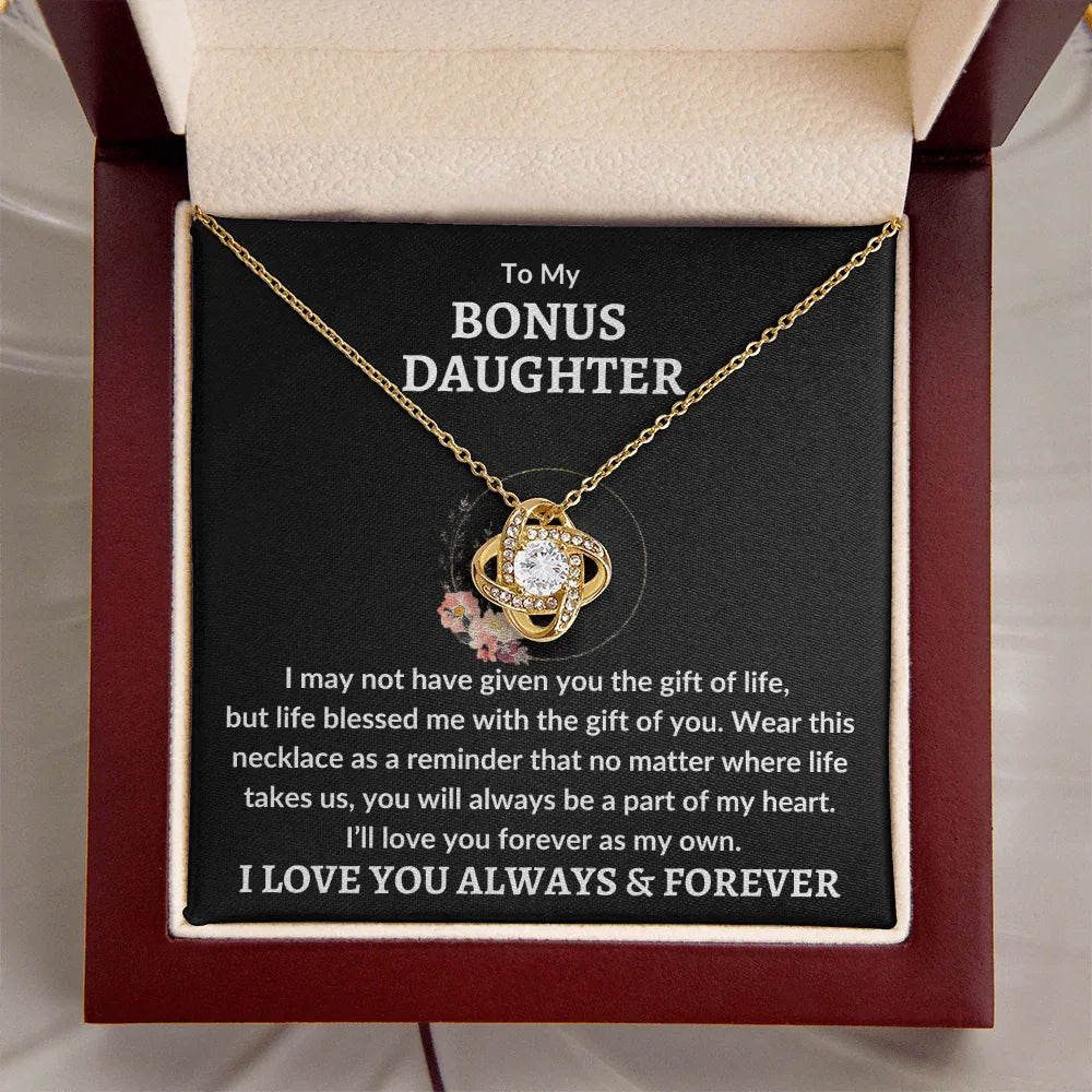 Bonus Daughter Necklace - "Love You As My Own" - Giftinum