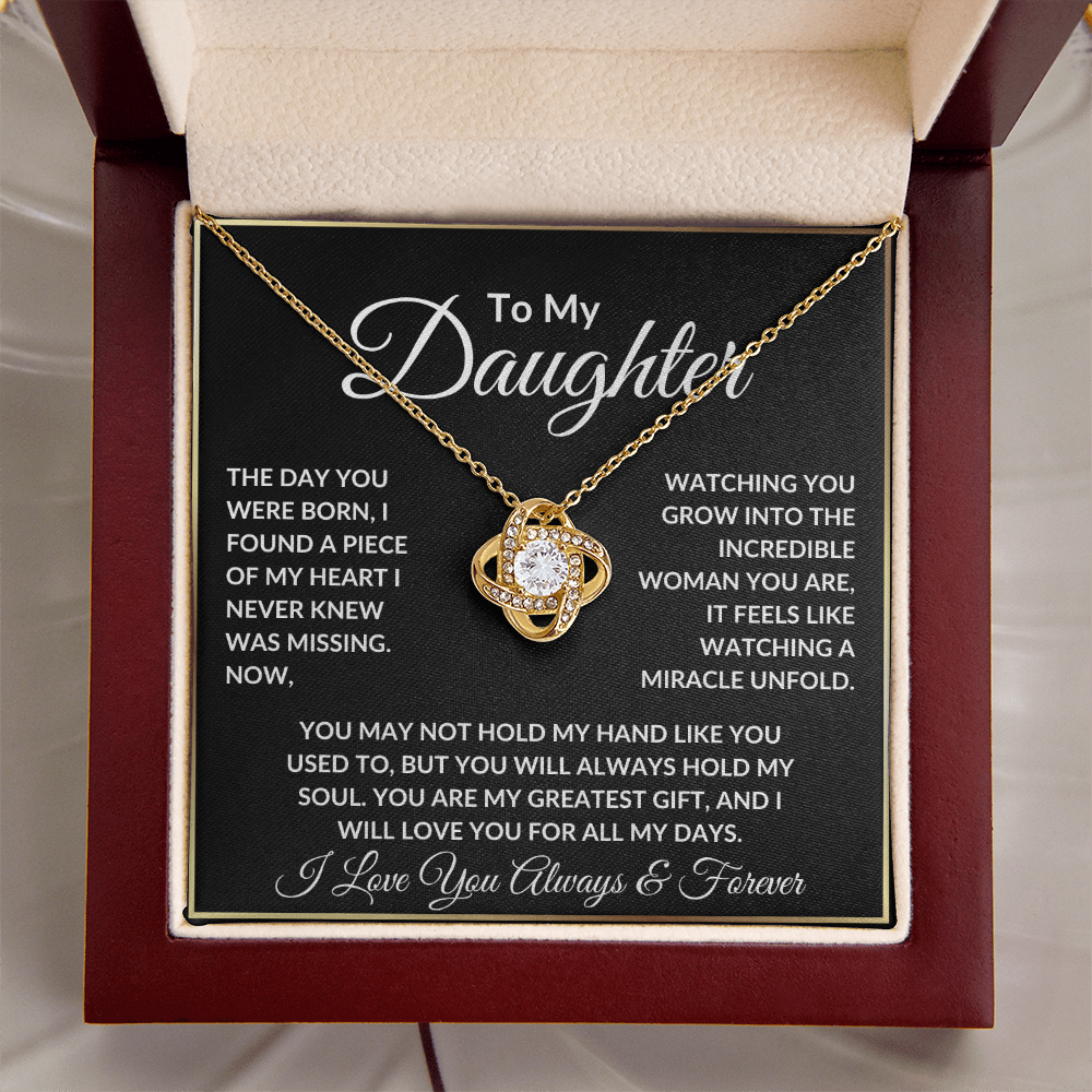 Daughter Necklace - "The Day You Were Born"