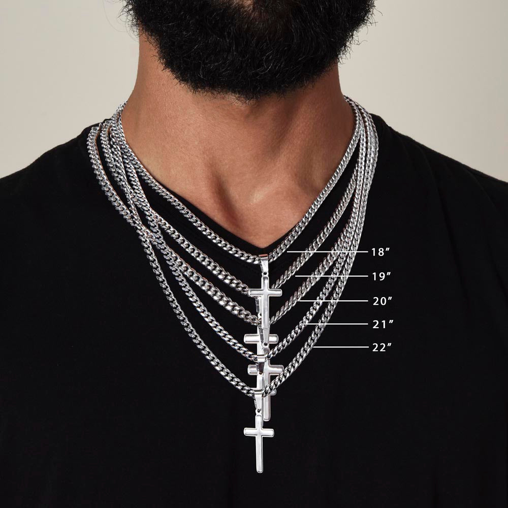 My Son Cross Necklace - Trust Yourself