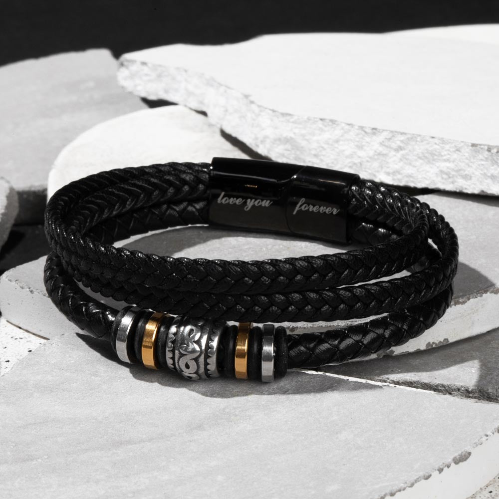 To My Son Bracelet - Never Forget