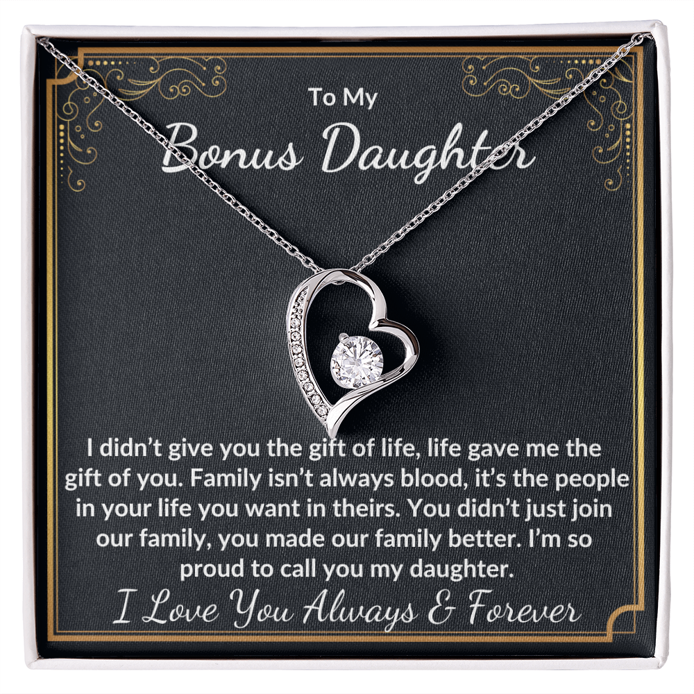 To My Bonus Daughter Necklace | The Gift of You